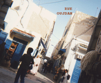 rue oujdan at rue mohammed ben abdallah, essaouira